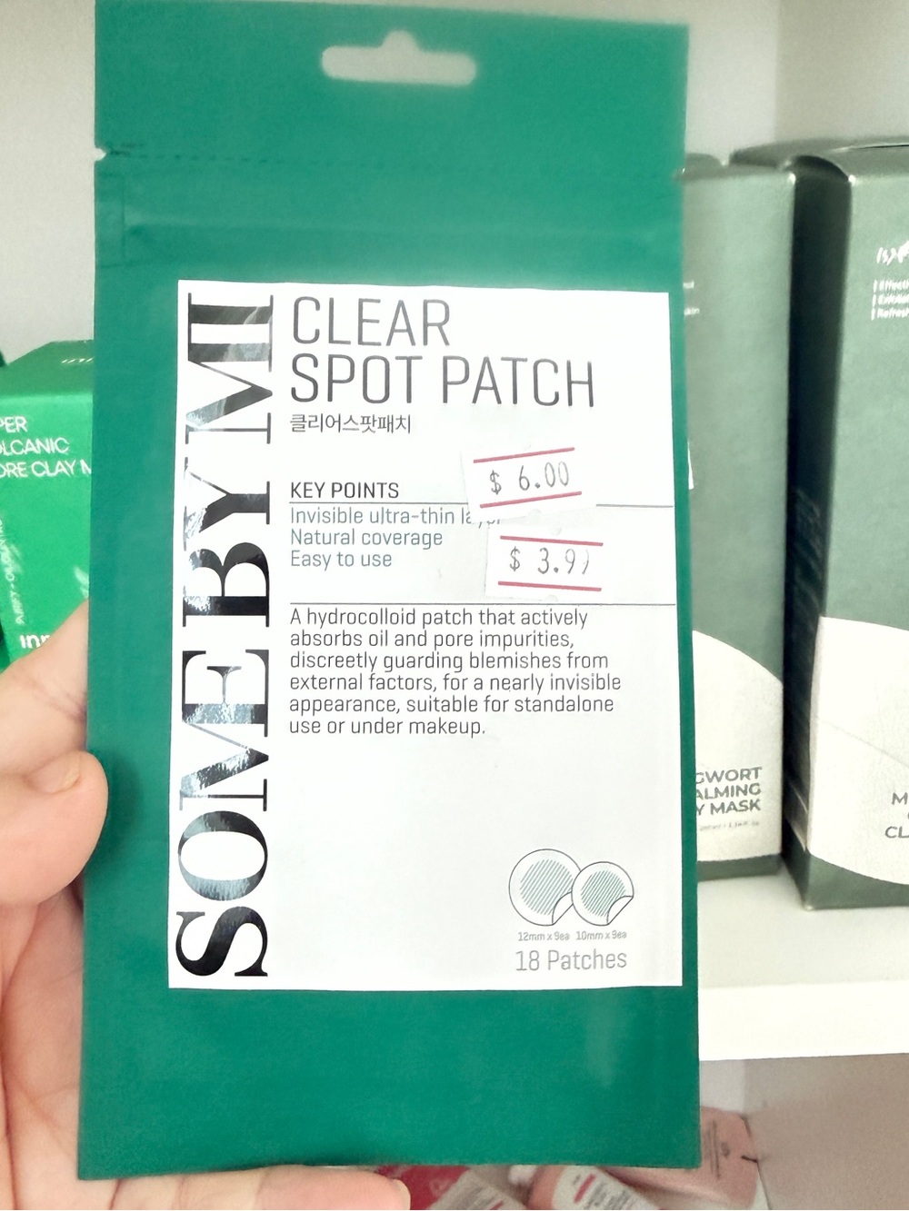 Clear Spot Patch — Green Hydrocolloid Blemish Patches